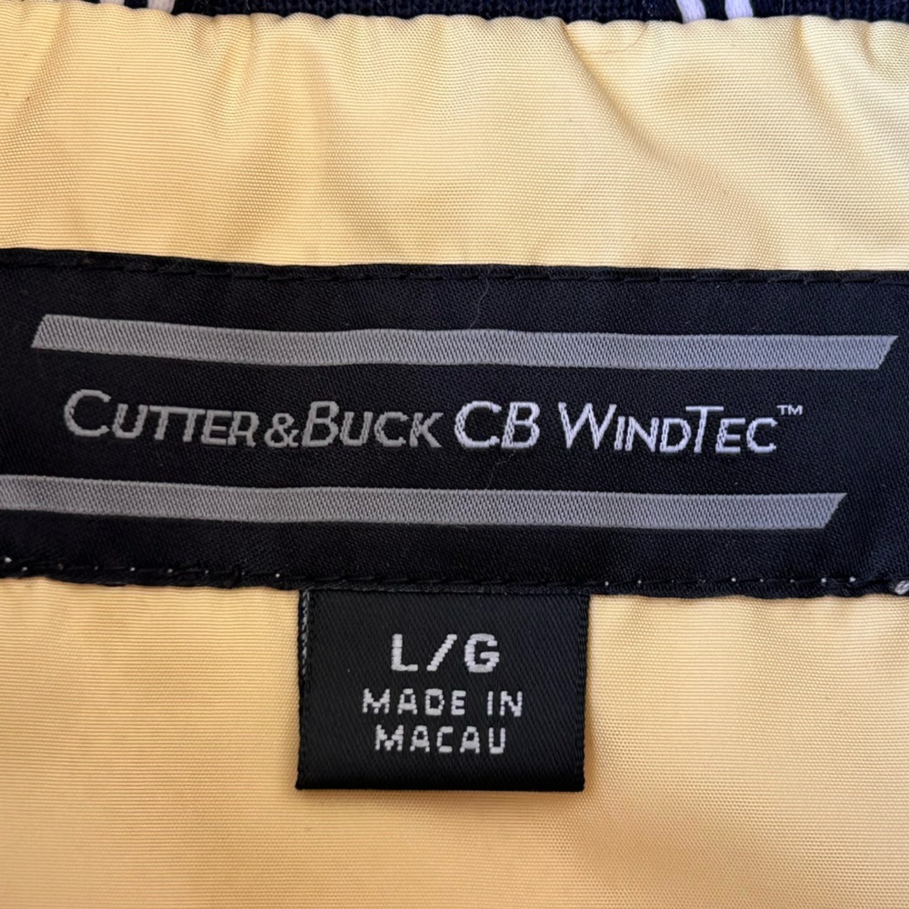 Cutter & Buck Men’s Golf Windbreaker 1/2 Zip Short Sleeved Size Large - Picture 6 of 10